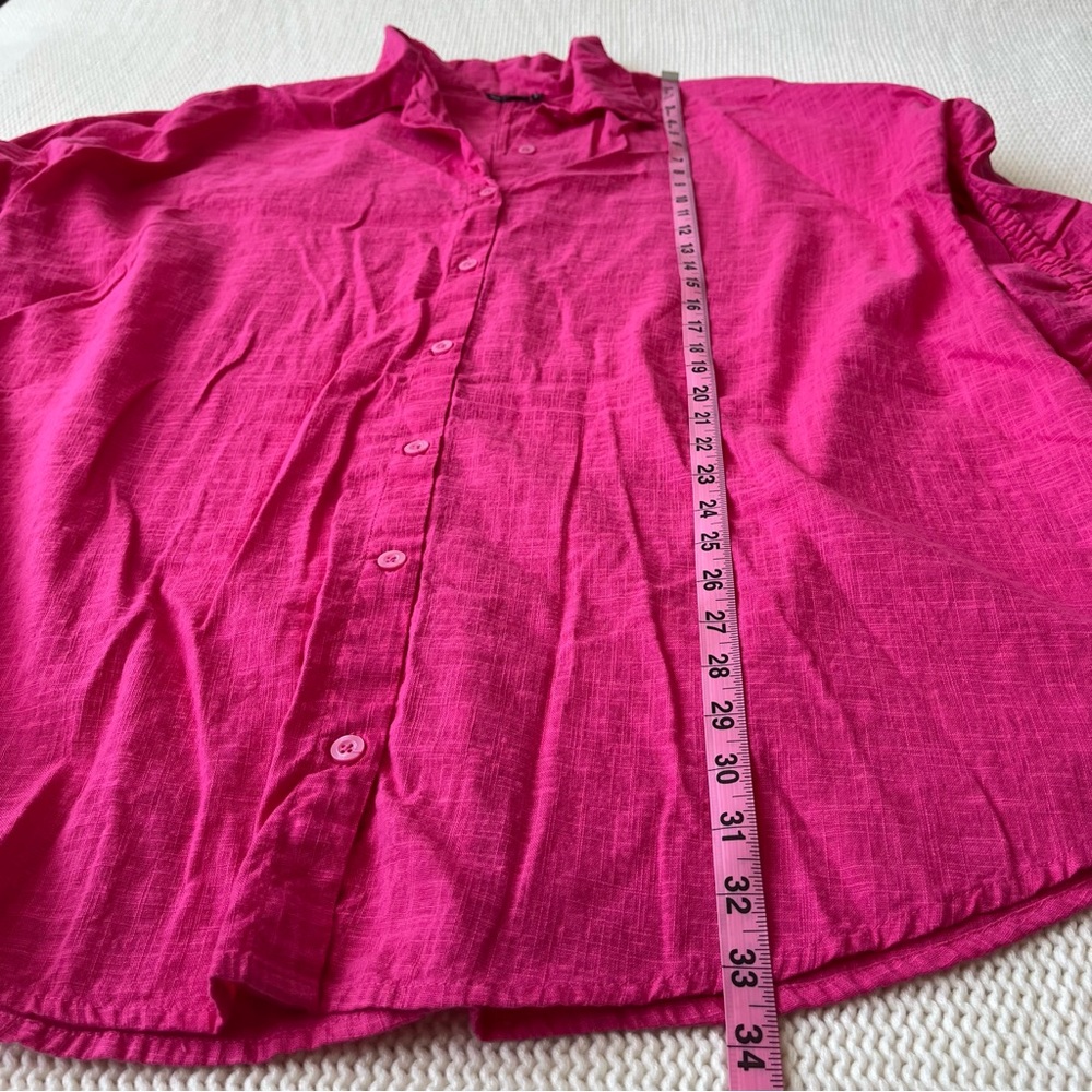 Asos Design Curve Long Sleeve Button Down Shirt, … - image 8